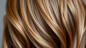 Close-up of healthy, shiny hair strands with visible moisture and vitality, soft natural lighting highlighting texture and shine, person from behind showing full, voluminous hair