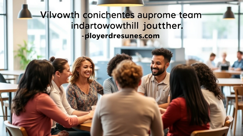 A diverse group of people in a circle having a meaningful conversation in a modern coffee shop setting, smiling and engaged, illustrating the power of community support in growth journeys.