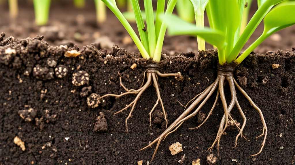 Close-up of well-draining soil preparation with coarse sand and perlite amendments, showing proper drainage and root development in optimal growing medium