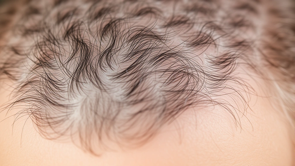 Close-up of healthy scalp with visible hair follicles, natural lighting showing clean skin texture without any text or labels, emphasizing scalp health and vitality for hair growth improvement