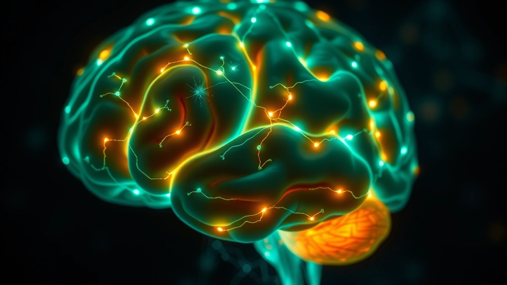 A close-up of a human brain with glowing neural connections and pathways lighting up, symbolizing neuroplasticity and the brain's ability to rewire and develop new capabilities.
